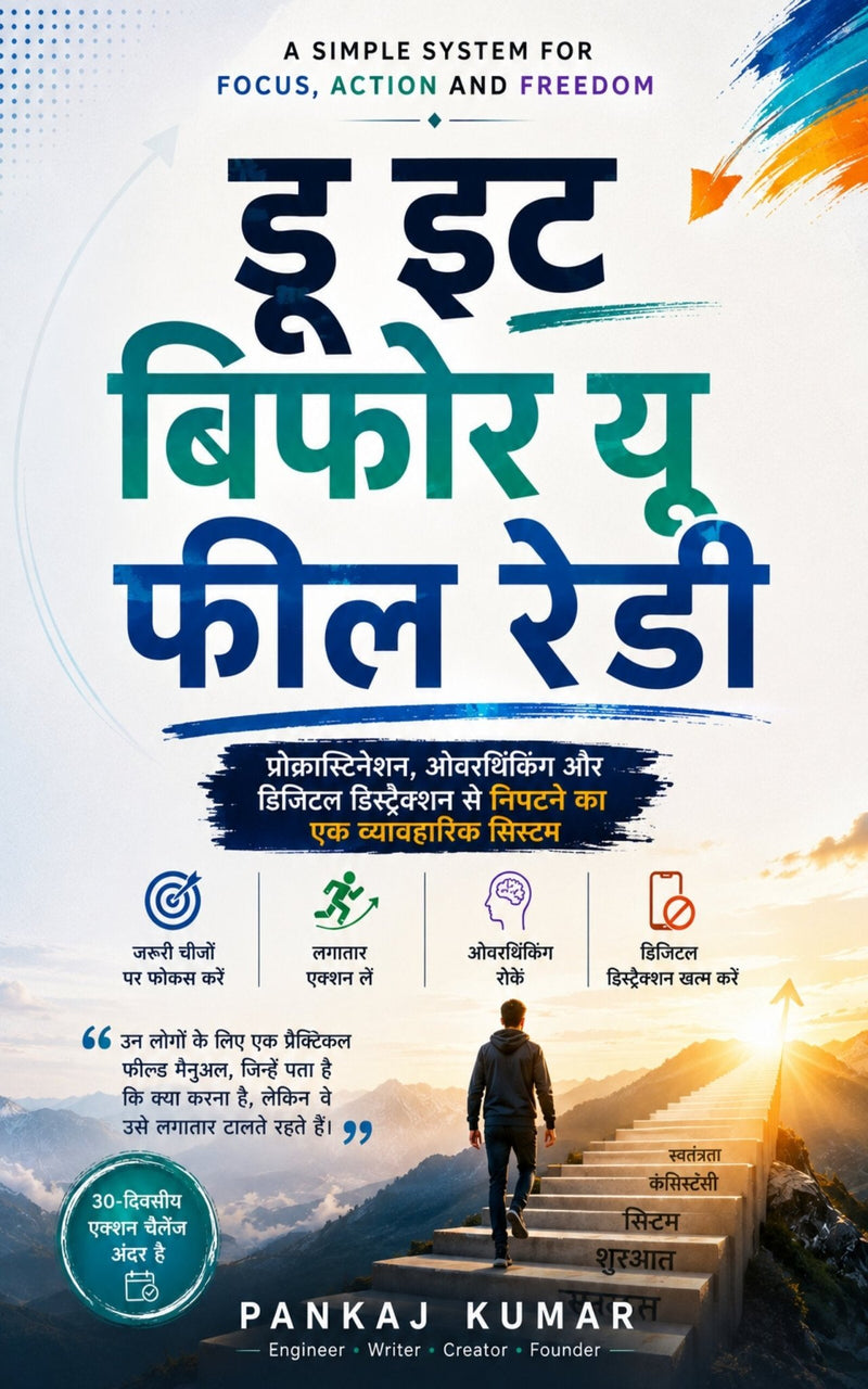 Do it Before You Feel Ready | Hindi Edition | Go Pustak