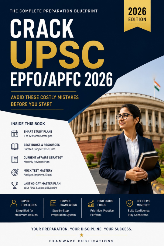 UPSC EPFO/APFC 2026 in Your First Attempt: Avoid These Costly Mistakes Before You Start: A Practical Success Guide for UPSC EPFO & APFC Aspirants Featuring a Study Plan | UPSC EPFO study plan