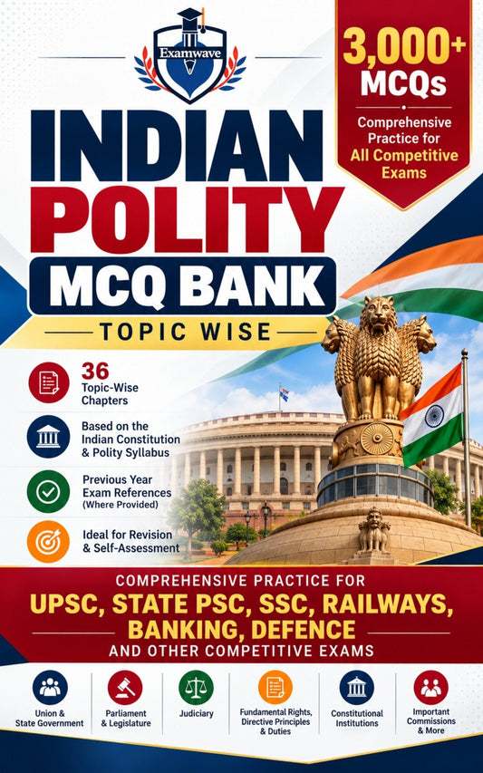 Indian Polity MCQ Bank: 3,000+ Topic-Wise Questions - Go Pustak